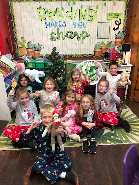 SMS First Grade Boards the Polar Express
