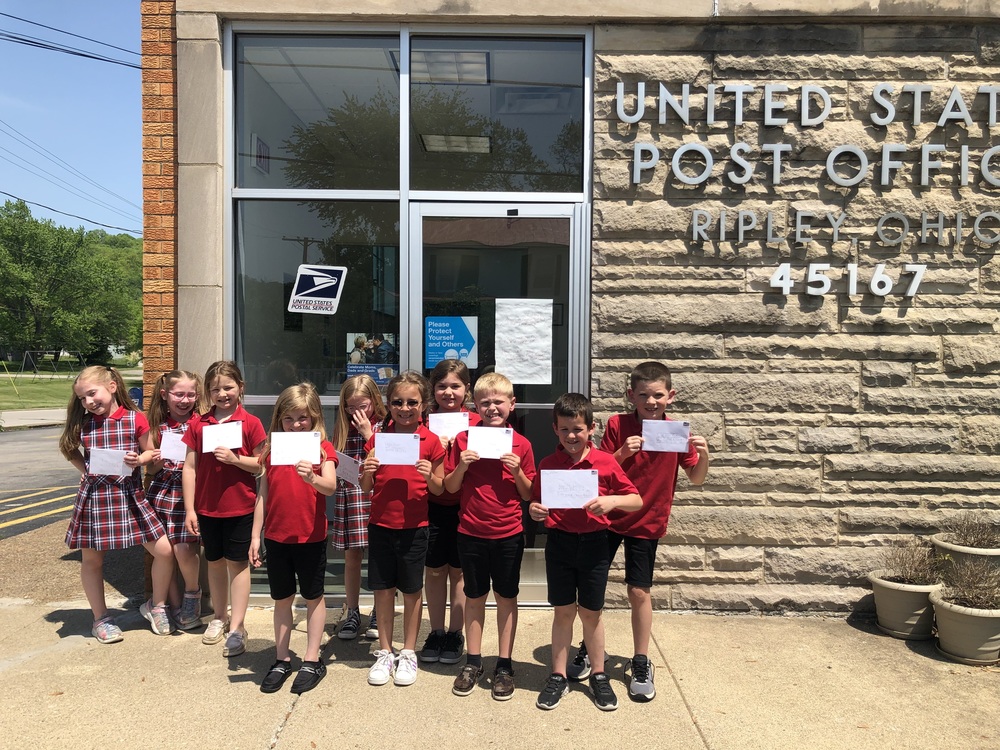 SMS First Grade Post Office Visit