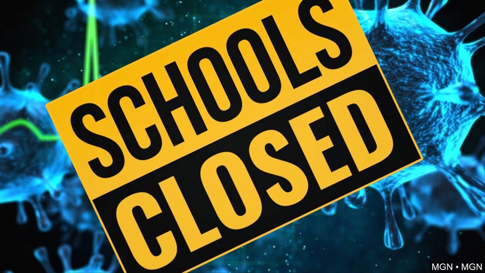 School Closed sign